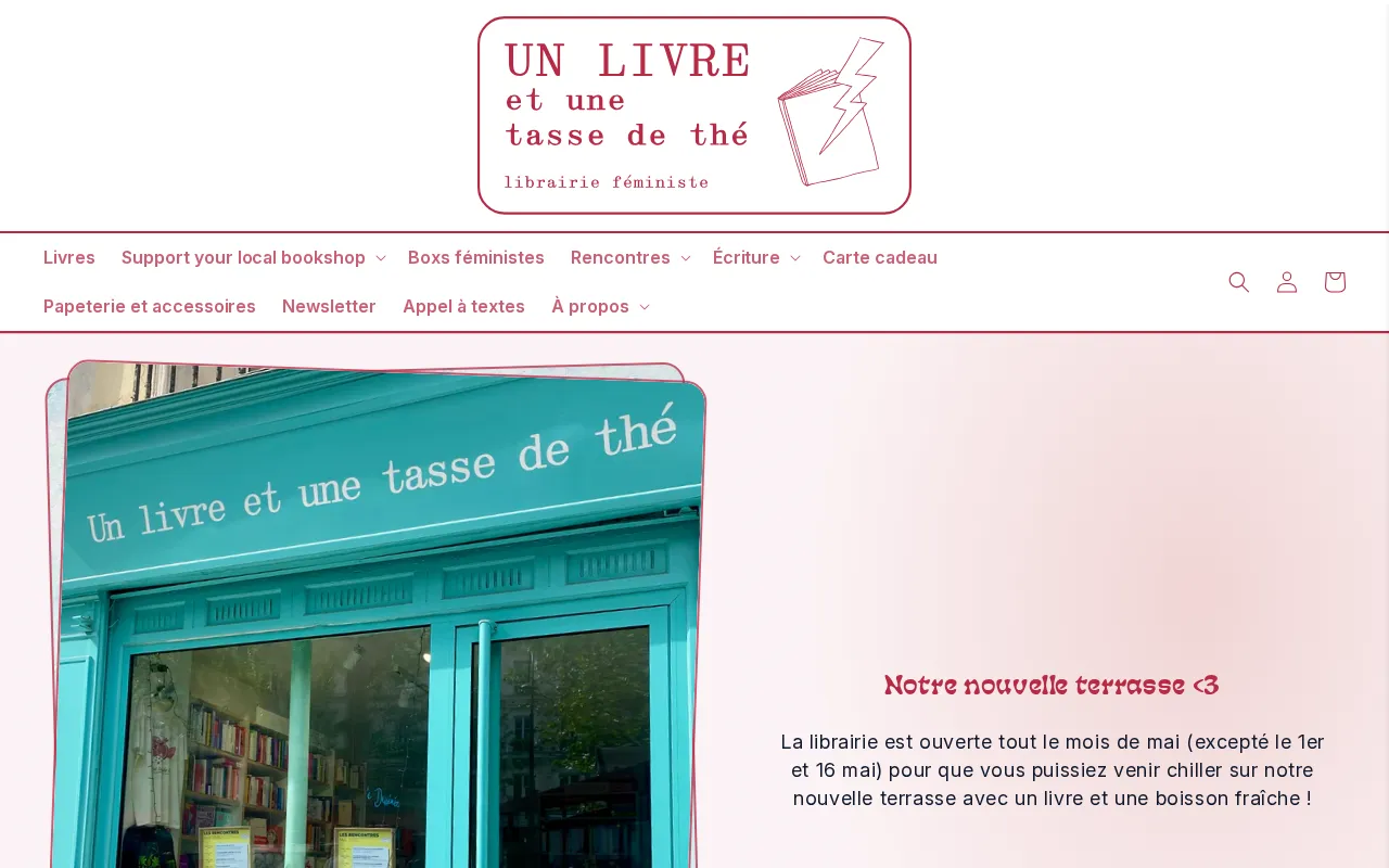 Capture d'écran de Un livre et une tasse de thé