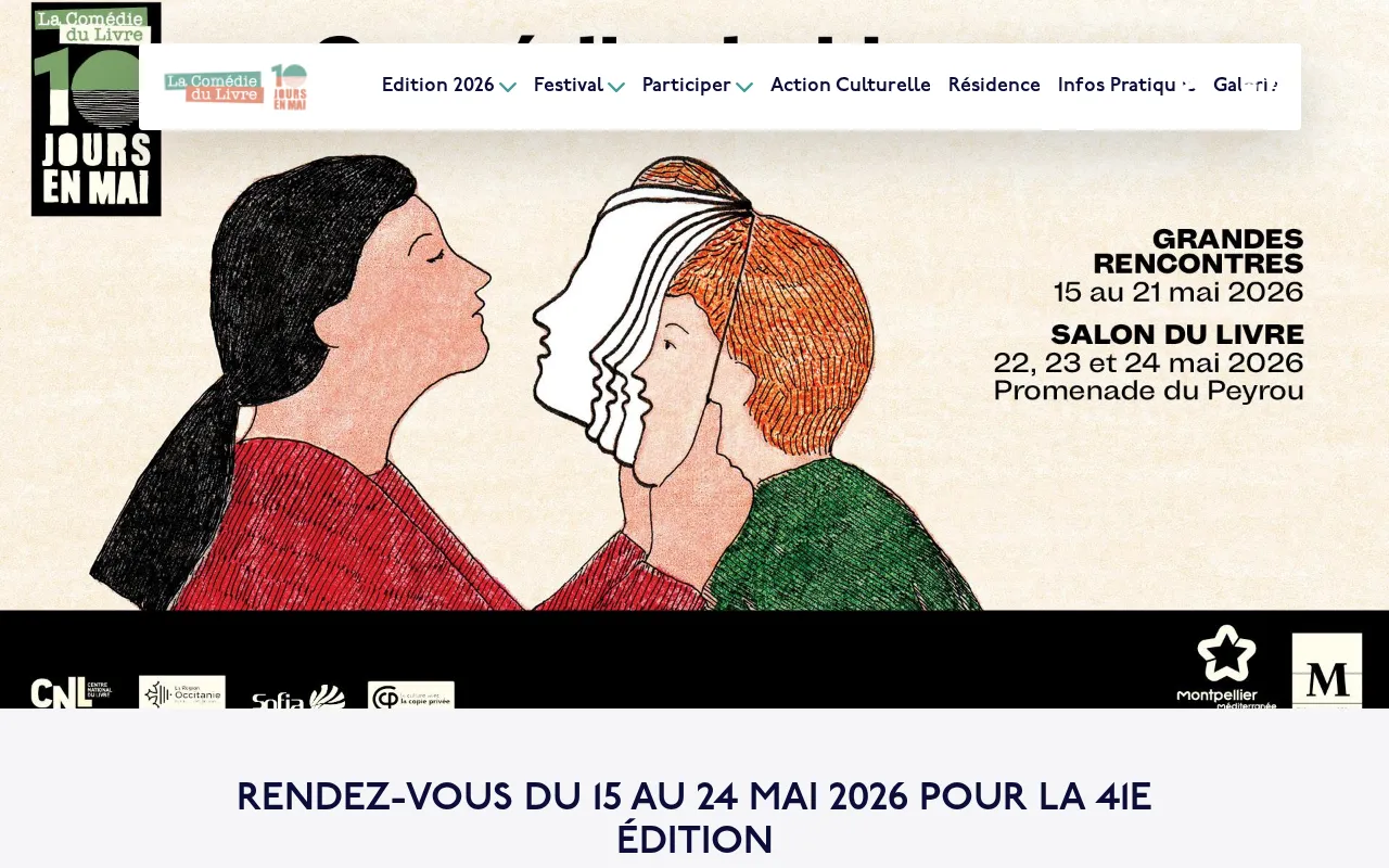 Capture d'écran de Comédie du livre