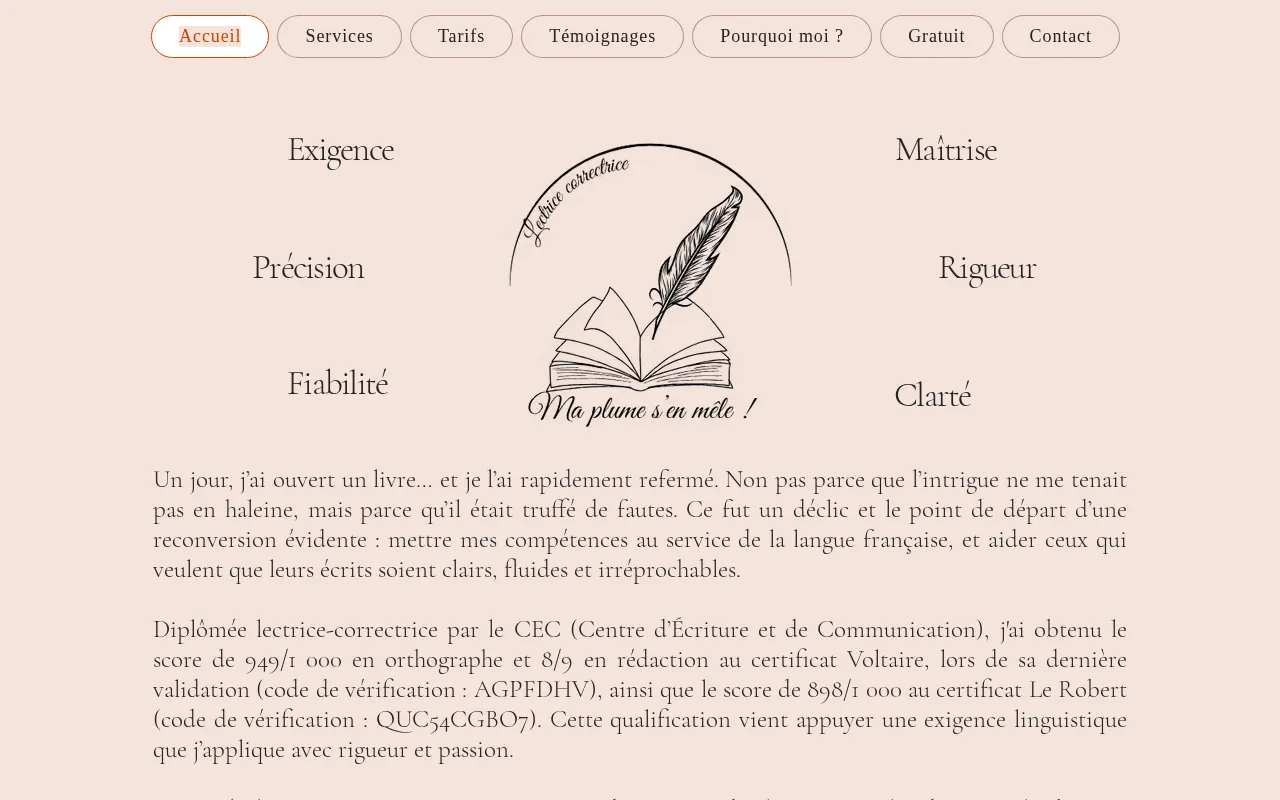 Capture d'écran de Ma plume s’en mêle