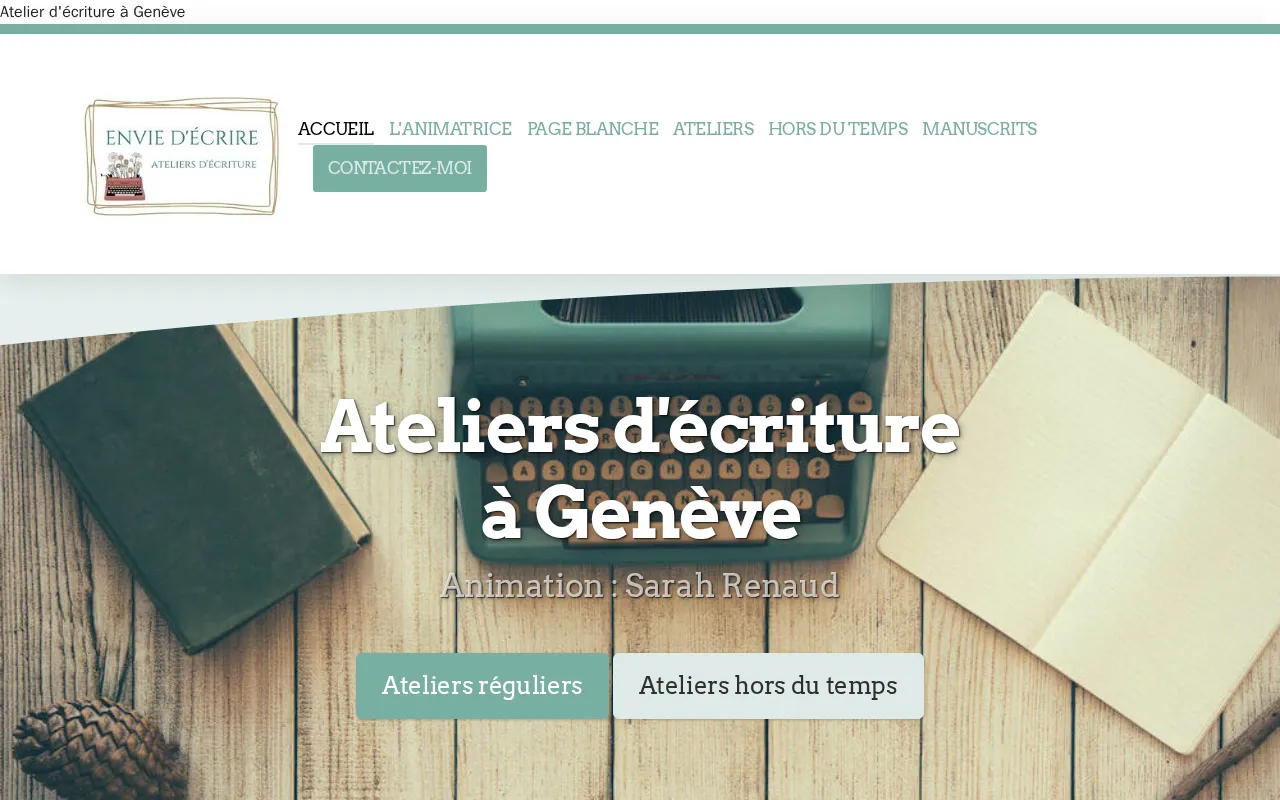 Capture d'écran de Envie d’écrire