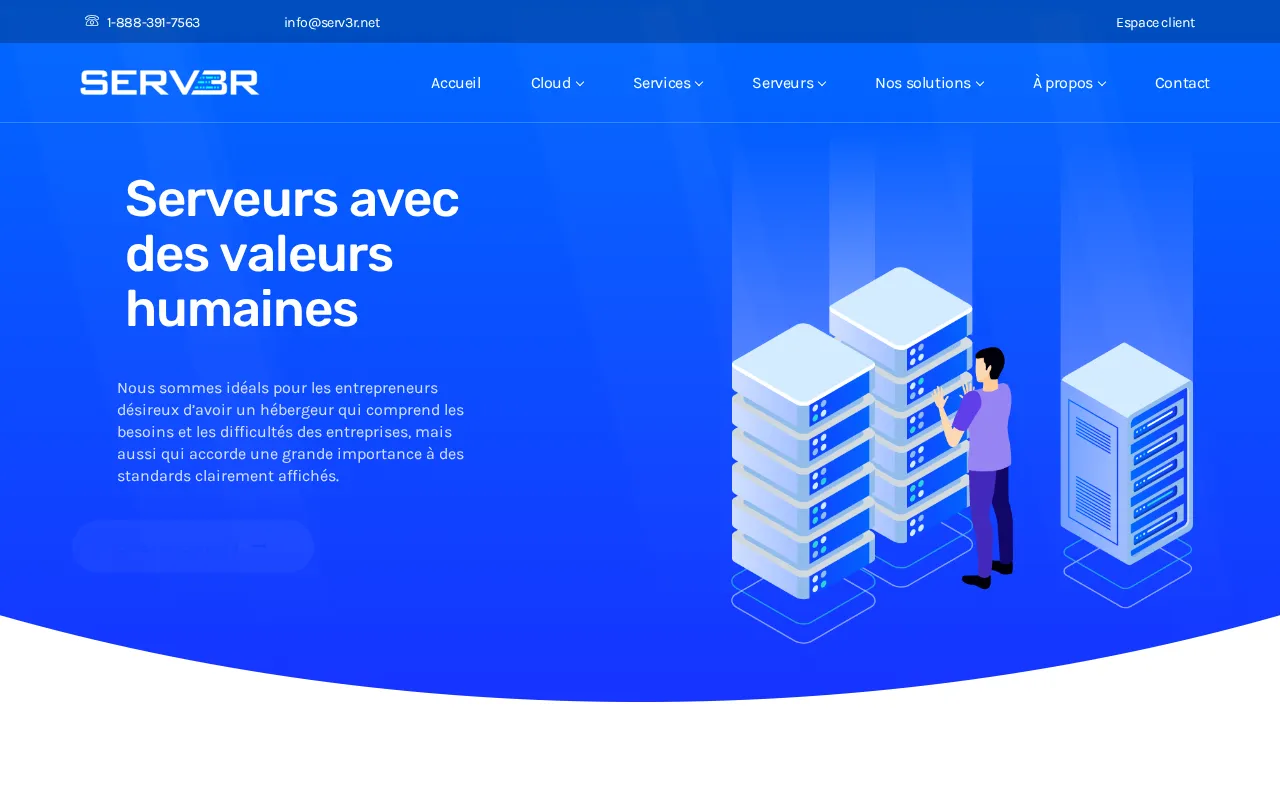 Capture d'écran de Serv3r.net