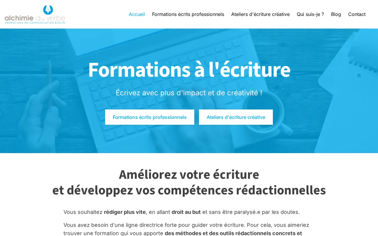 Capture d'écran de Alchimie du verbe