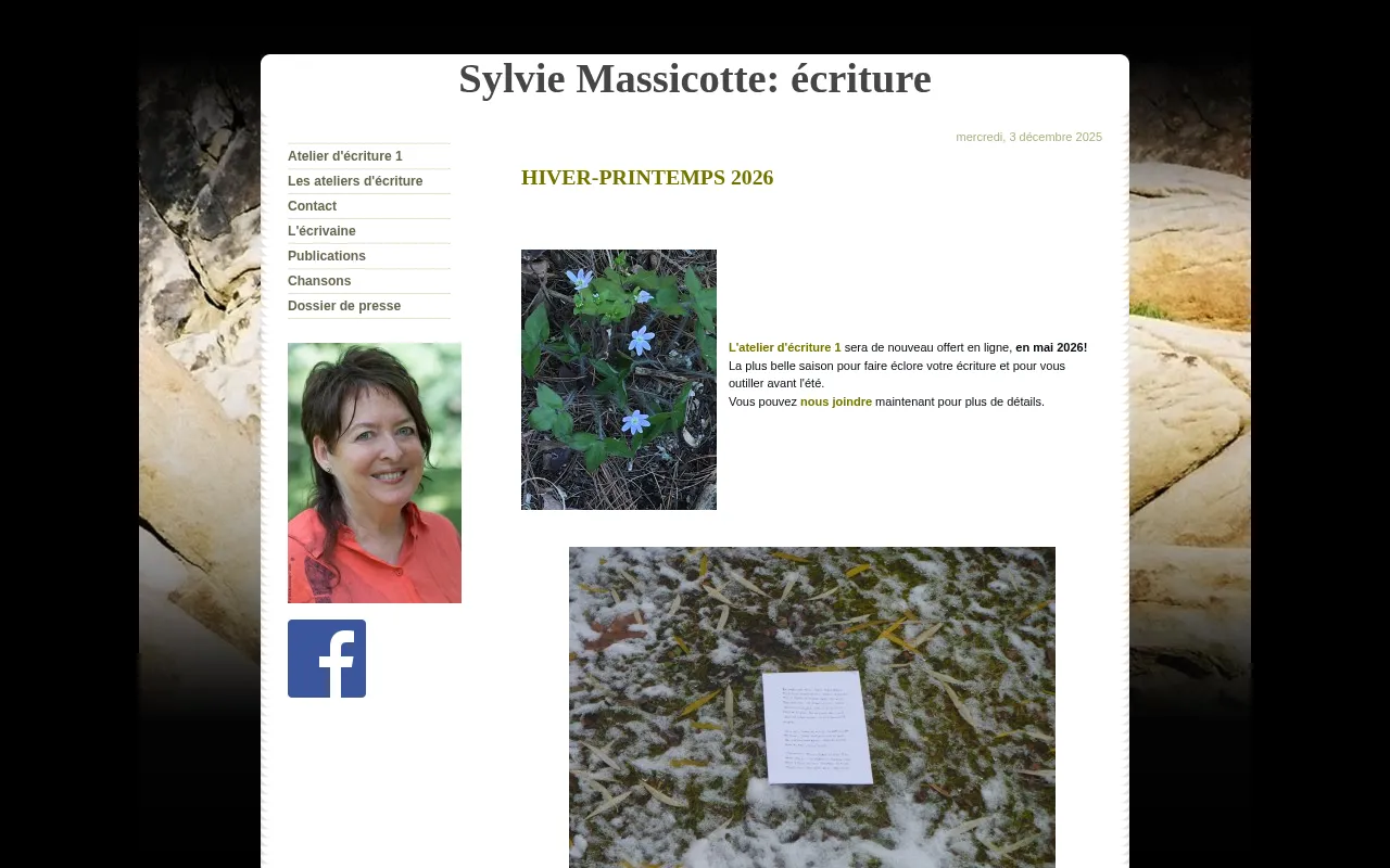 Capture d'écran de Sylvie Massicotte
