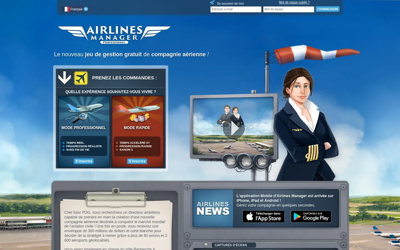 Capture d'écran de Airlines Manager