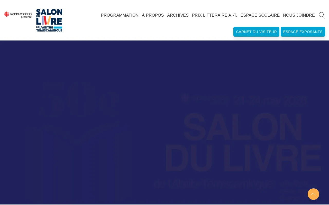Capture d'écran de Salon du livre de l’Abitibi-Témiscamingue