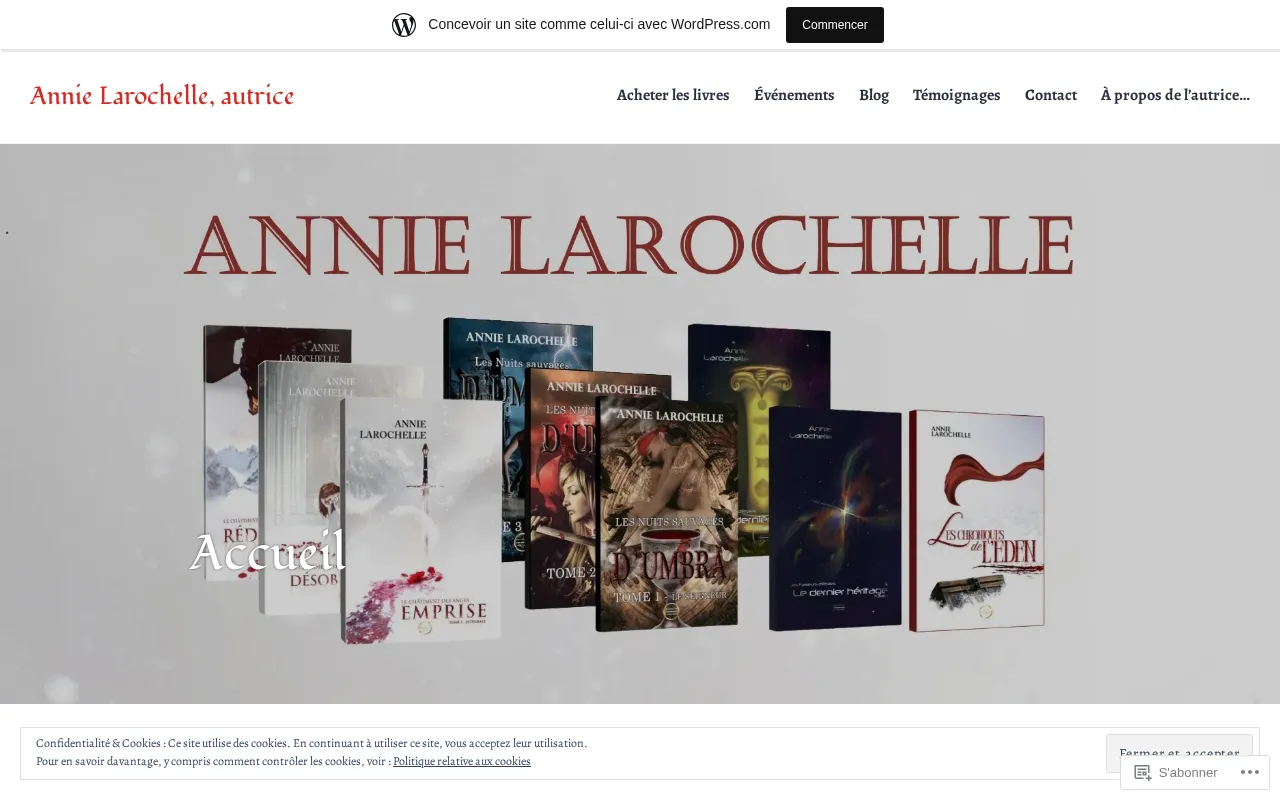 Capture d'écran de Annie Larochelle