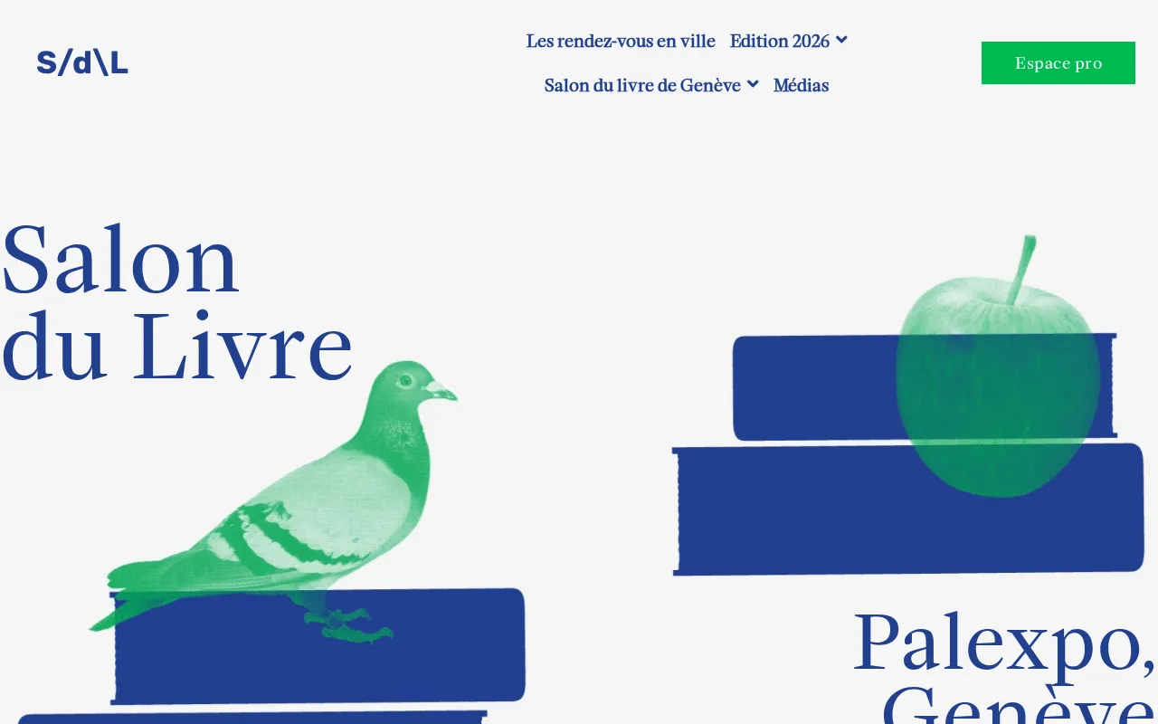 Capture d'écran de Salon du livre de Genève