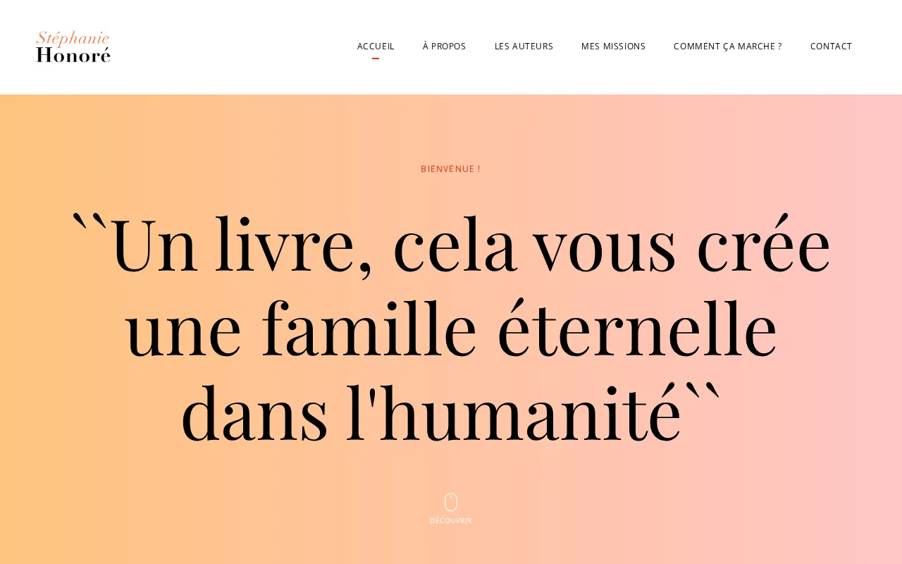 Capture d'écran de Stéphanie Honoré