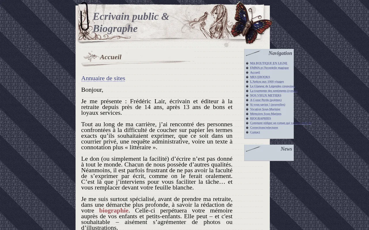 Capture d'écran de Frédéric Lair