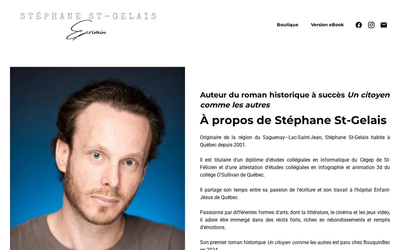 Capture d'écran de Stéphane St-Gelais