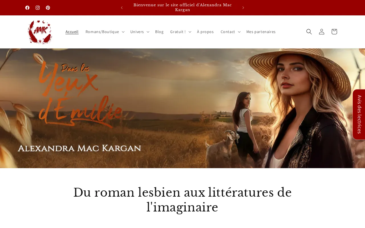 Capture d'écran de Alexandra Mac Kargan