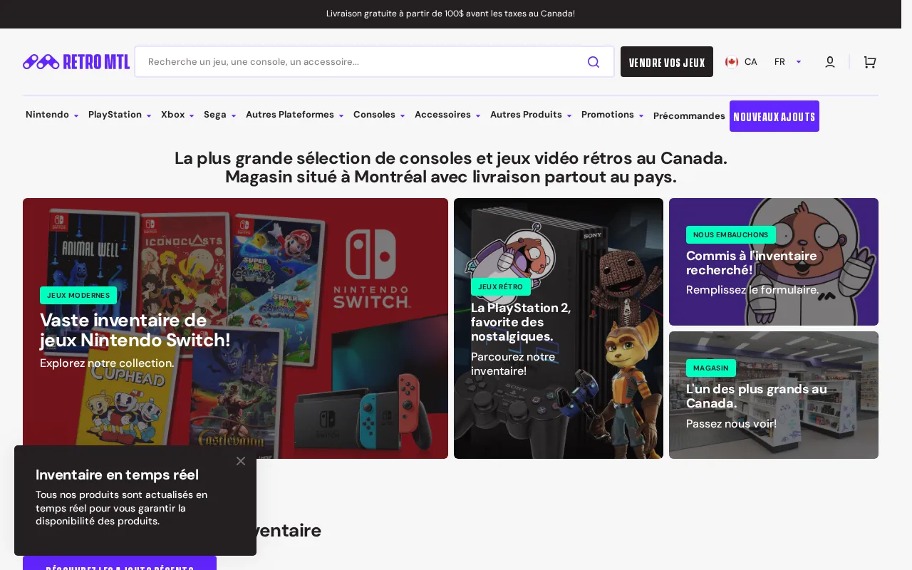 Capture d'écran de Retro MTL