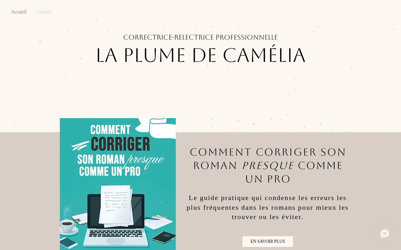 Capture d'écran de La plume de Camélia