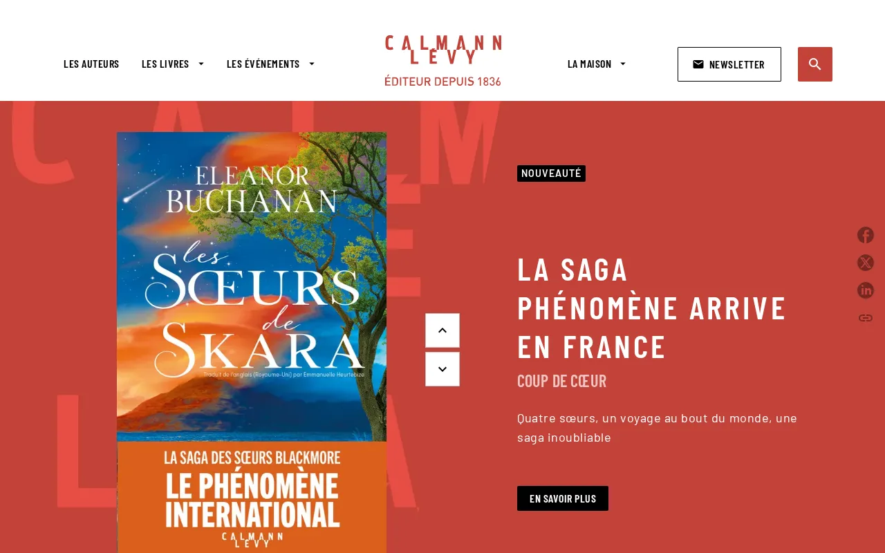 Capture d'écran de Calmann-Levy
