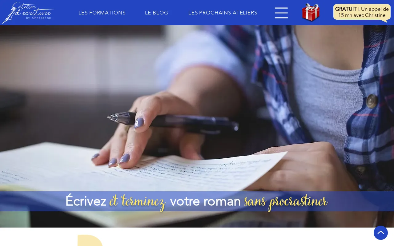 Capture d'écran de Atelier d’écriture by christine