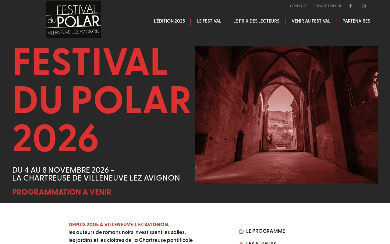 Capture d'écran de Festival du polar