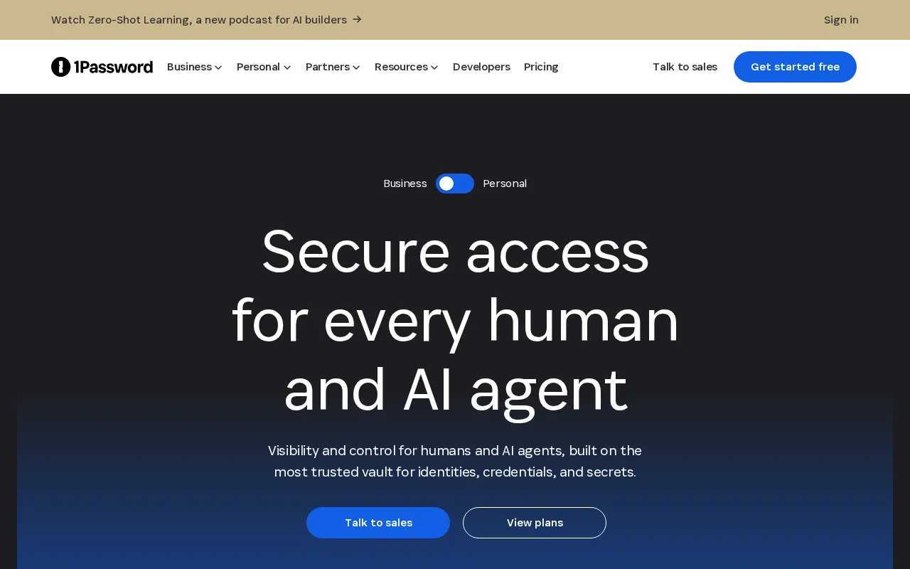 Capture d'écran de 1Password