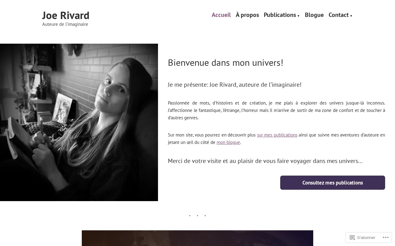 Capture d'écran de Joe Rivard