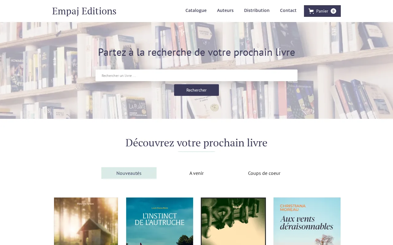 Capture d'écran de Empaj Editions