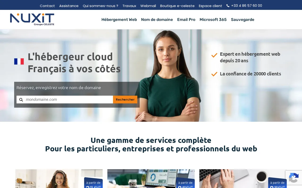 Capture d'écran de Nuxit
