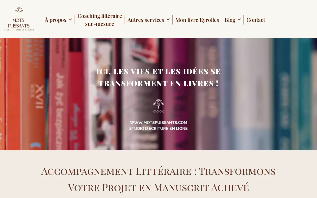 Capture d'écran de Mots Puissants