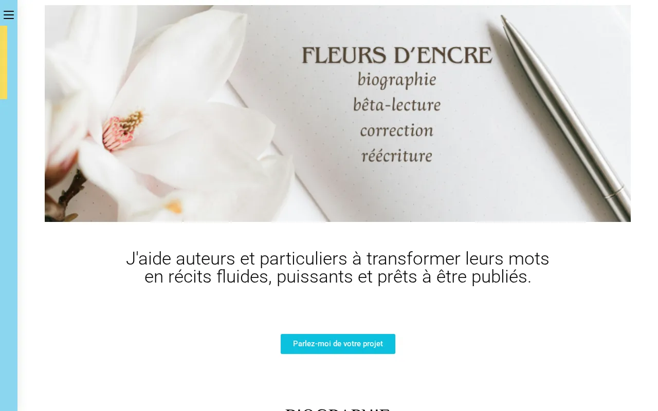 Capture d'écran de Fleurs d’encre