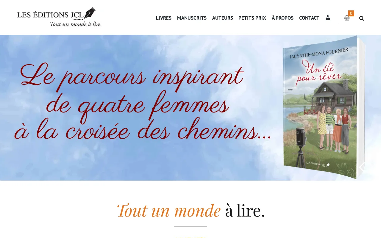 Capture d'écran de Éditions JCL