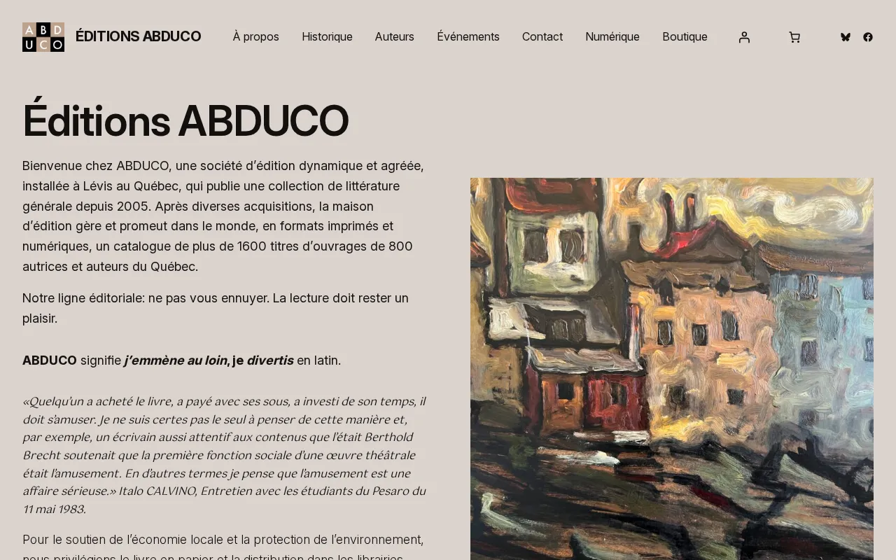Capture d'écran de ABDUCO