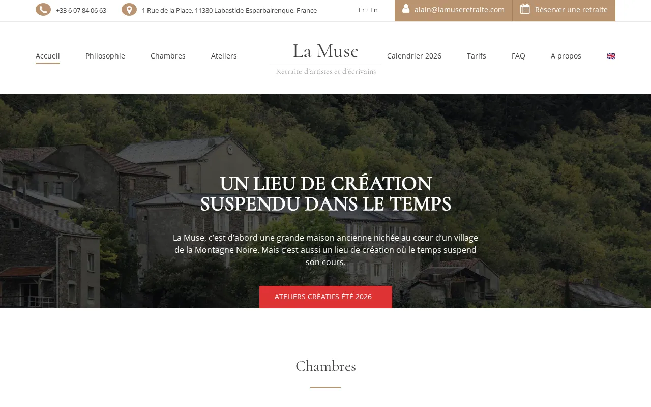 Capture d'écran de La muse