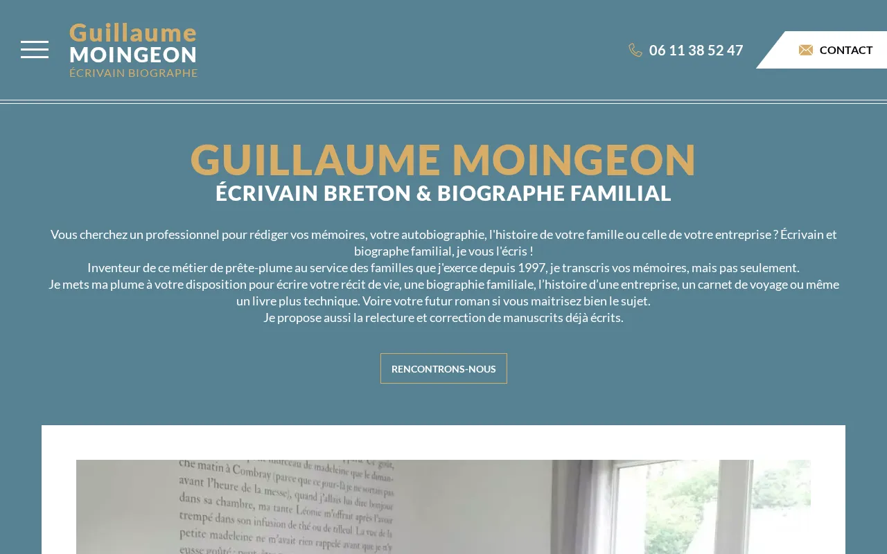Capture d'écran de Guillaume Moingeon